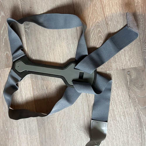 Adjustable Posture Corrector Support Brace like new, grey and turquoise