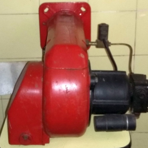 Oil burners and boiler panels used