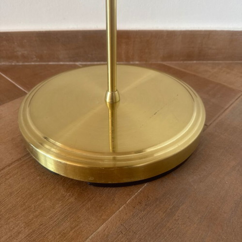 IKEA floor lamp vintage used, gold-plated, 1.32m, 20W bulb