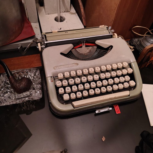 Typewriter used, vintage decor item