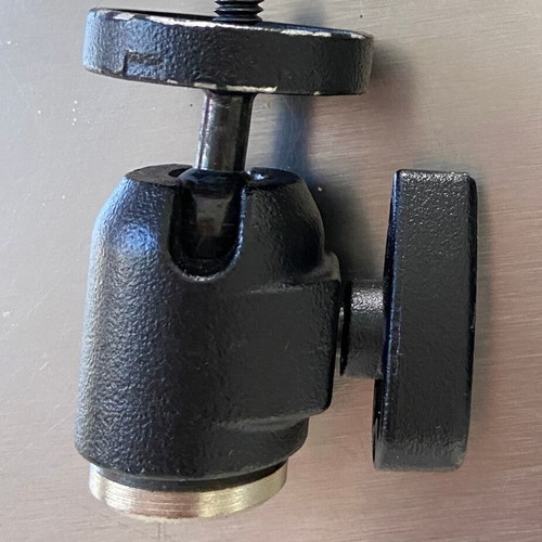 Manfrotto 482 tripod head used with adaptors