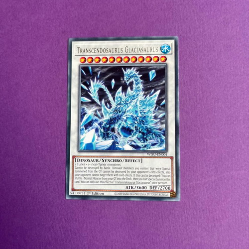 Transcendosaurus Glaciasaurus [Yu-Gi-Oh! Card]