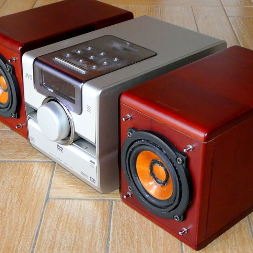 Mini System JVC EX-D1 Woodcone like new