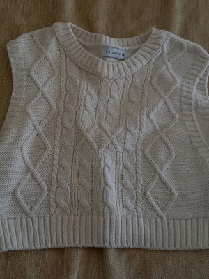 Beige vest like new, size XS