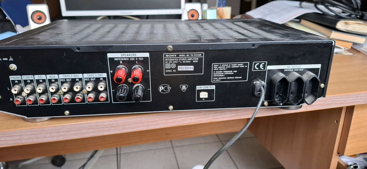 アンプ SONY STEREO AMPLIFIER TA-510R Sony TA-FE510R amplifier used - € 100,00 - Vendora.cy