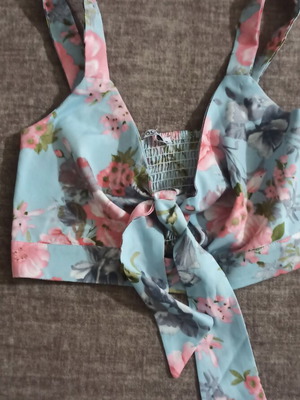 Summer top like new, multicolor, size M 38 10