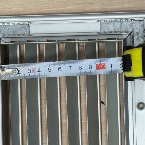 Aluminum ventilation grille 75x17cm used