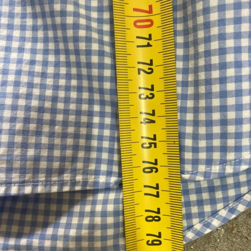 Ralph Lauren long sleeve shirt XL, white light blue checked, pink pony