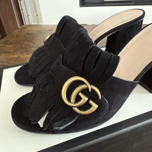 Gucci Marmont Mules No.38.5 new, black