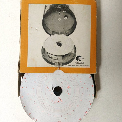 Jaeger GITAC 20 tachograph discs like new, pack of 100 collectible
