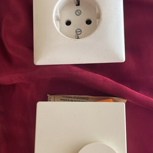Switches set used, 6 pieces with dimmers and timer