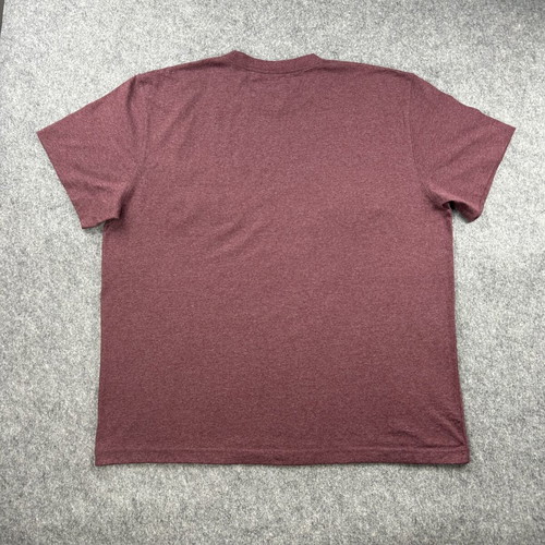 Dickies T-shirt men's 2XL burgundy oversized