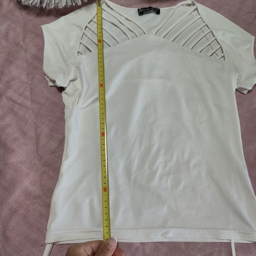 Blouse white, like new, sizes S and M