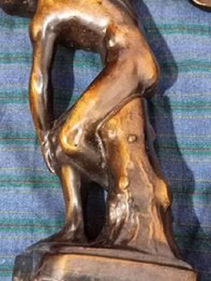 Bronze Discobolus 19 cm new