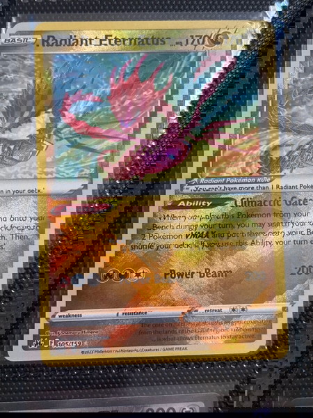 Radiant Eternatus 105/159 Crown Zenith Holo