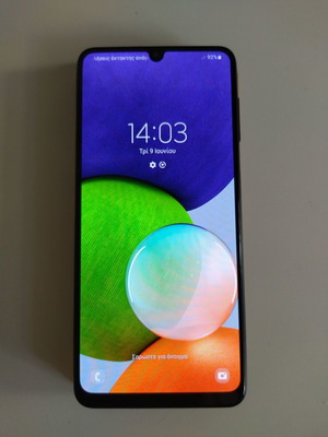 Samsung Galaxy A22 4G 128GB μαύρο μεταχειρισμένο, Super AMOLED, NFC, Dual SIM
