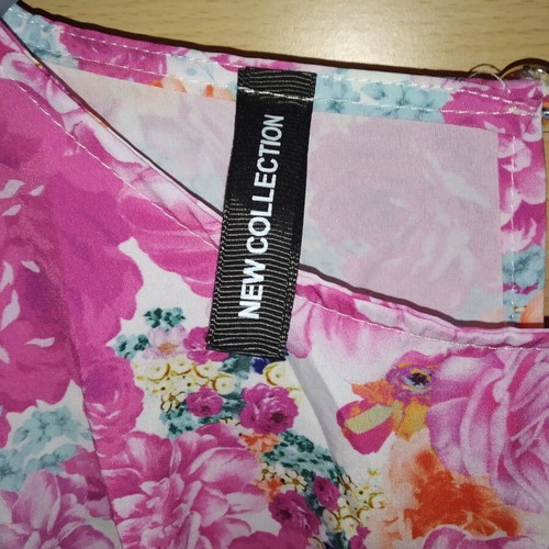 Mini printed dress with belt pink like new
