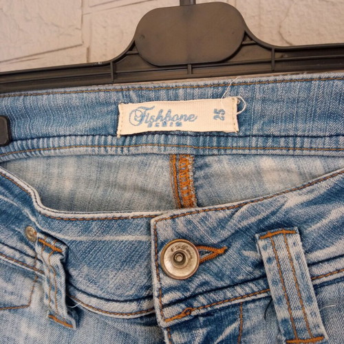 Denim/jean women's capri shorts like new, blue
