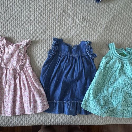 Girl dresses for 2 years old like new, set of 3