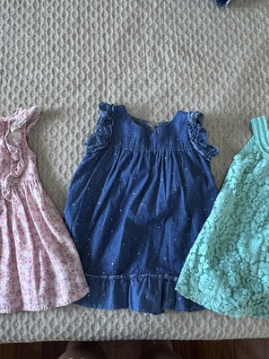 Girl dresses for 2 years old like new, set of 3