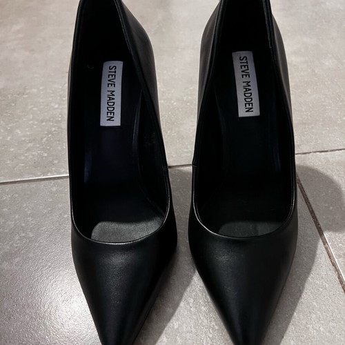 Γόβες Steve Madden καινούργιες, μαύρες, μέγεθος 37, δερμάτινες