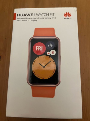 Huawei Watch Fit σαν καινούργιο, πορτοκαλί
