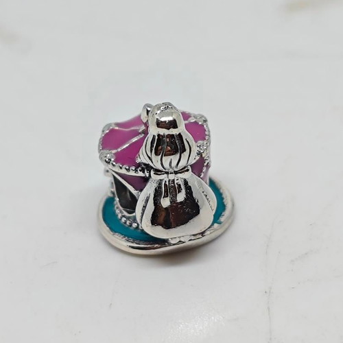 Disney Alice in Wonderland Mad Tea Party Charm S925 like new