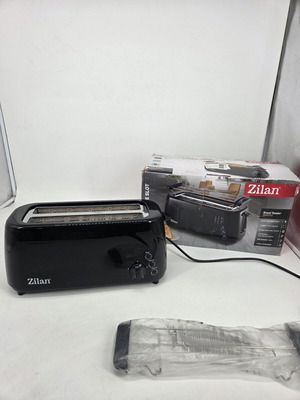 Zilan ZLN-2713 Toaster 1400W with 4 Slots and 5 Toasting Levels new