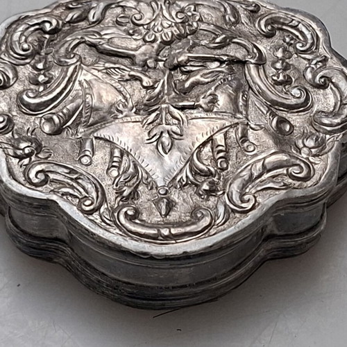 Silver engagement box used, 6.5x5.5x2 cm