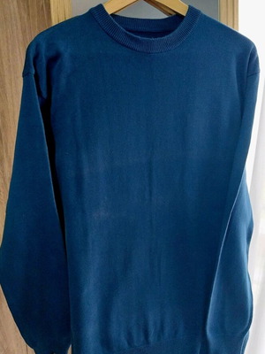 Soul Rebel men's sweater XL like new, 100% cotton blue