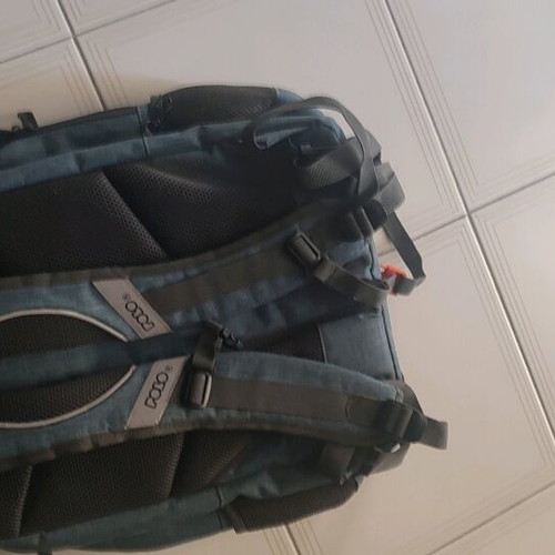 Polo backpack like new, blue, shoulder bag for student