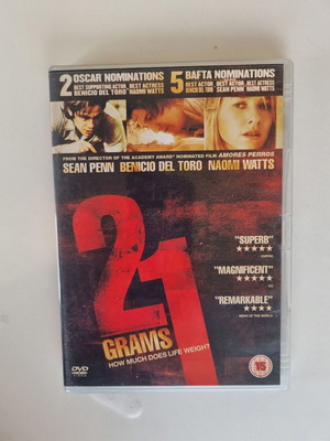 21 Grams DVD movie, drama thriller, subbed