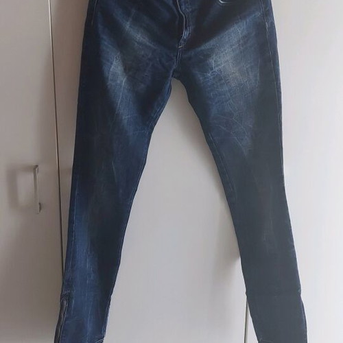 H&M slim jeans used, blue, size M