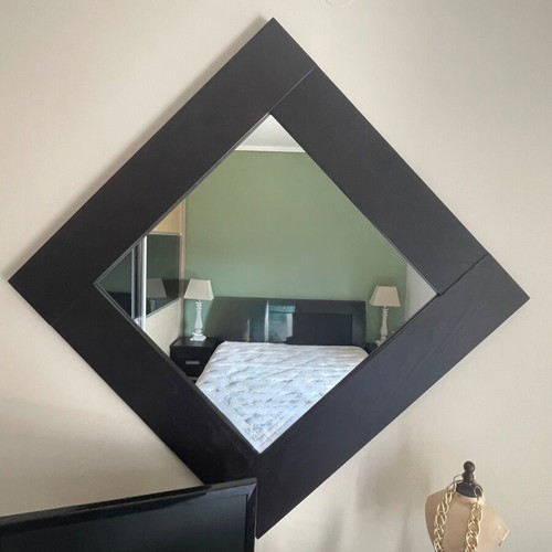 Bedroom set with mattress and storage used