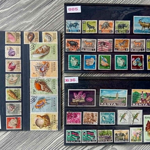 Kenya 3 stamp sheets from 1970s and 1980s like new