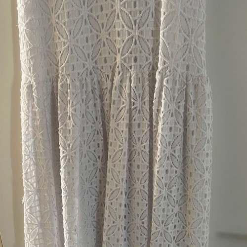 Sissy Christidou white lace dress new