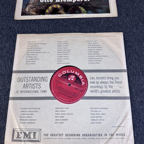 Otto Klemperer Philharmonia Orchestra vinyl record used, classical