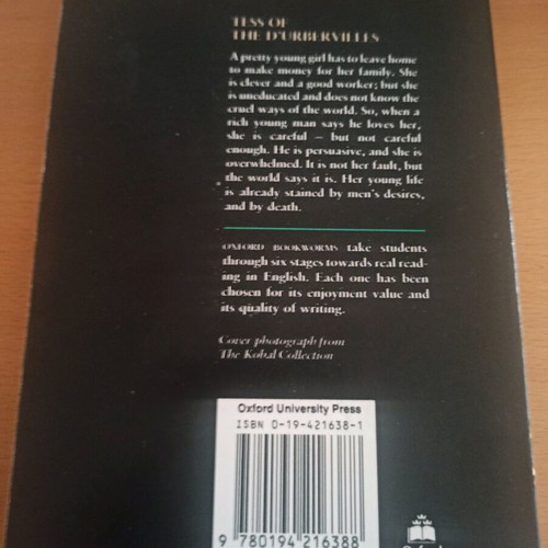 Book Tess of the d'Urbervilles by Thomas Hardy like new, English
