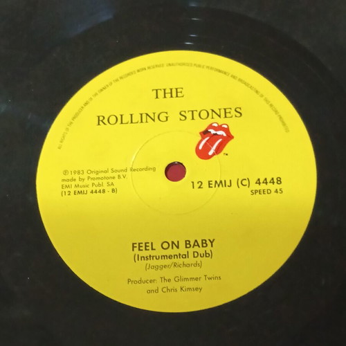 Rolling Stones Undercover of the Night vinyl record used, rock