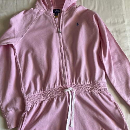 Polo Ralph Lauren girls' pink jumpsuit