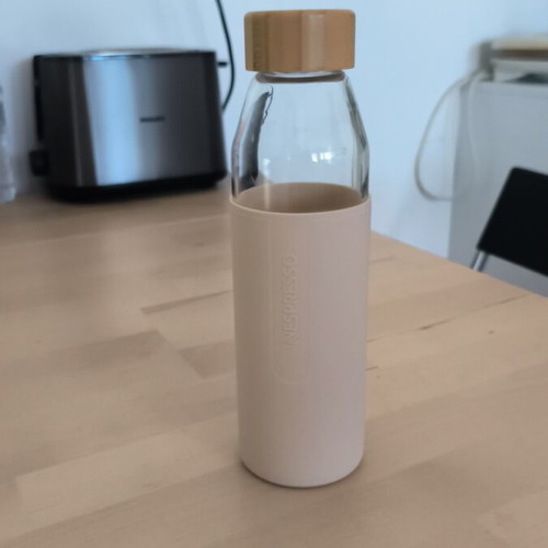 Nespresso Collections glass water bottle 500ml like new