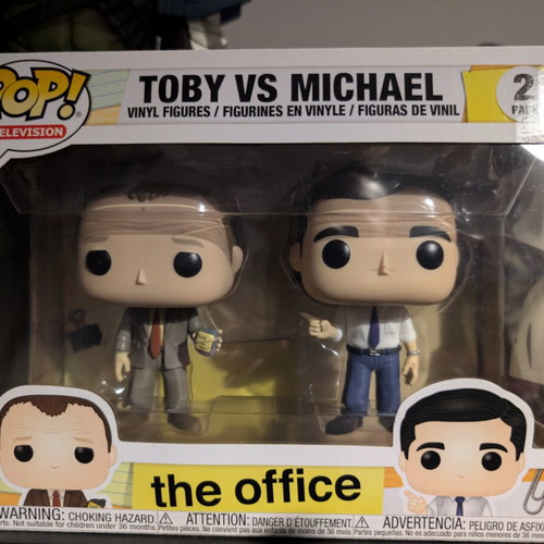 Toby vs Michael Funko Pop The Office set like new