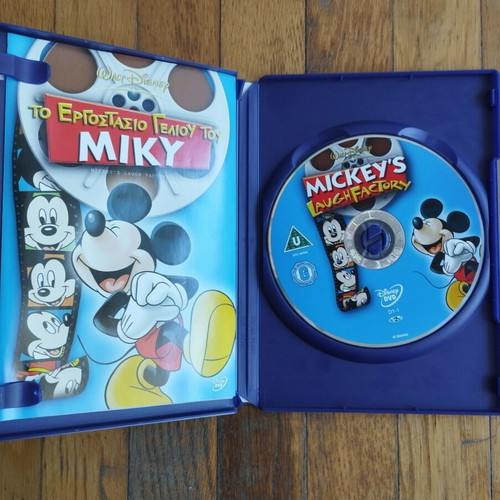 Disney DVD Mickey's Laugh Factory used, dubbed