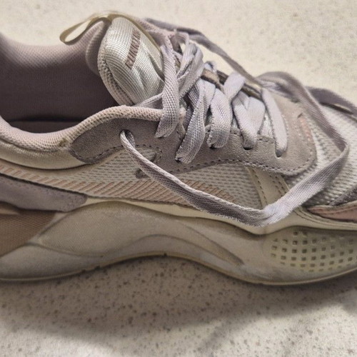 Puma RSX Running System women's size 36 like new, beige and pink