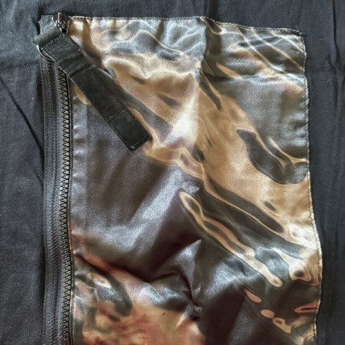 Religion Black T-Shirt with Zipper Pocket like new, size L
