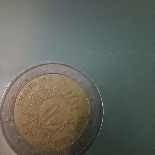 Nederland 2 euro 2012 coin used, EU cash circ