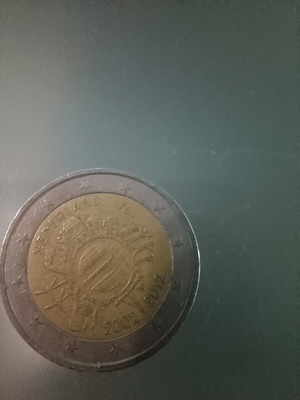 Nederland 2 euro 2012 coin used, EU cash circ