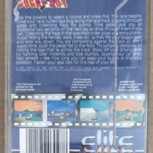 Buggy Boy Elite Amstrad cassette used