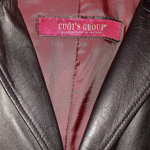 Men's coat made of genuine Napa leather size Medium like new