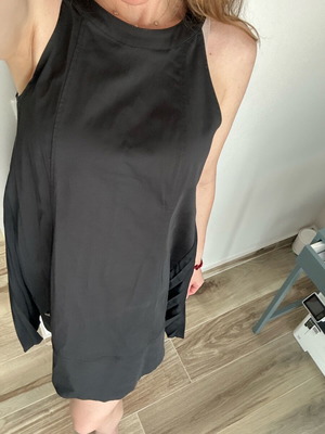 Compagnia Italiana woman dress size L black like new